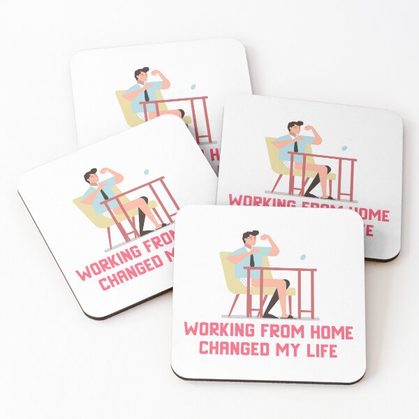 Item preview, Working From Home Changed My Life designed and sold by HappyFunnyTees.