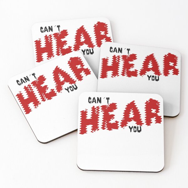 Item preview, cant hear you black designed and sold by frankuffmann.