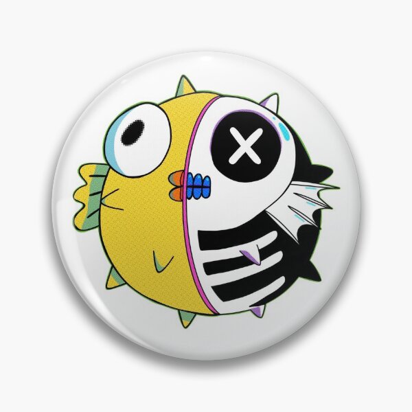 Item preview, Scary puffer fish designed and sold by artbytabea.