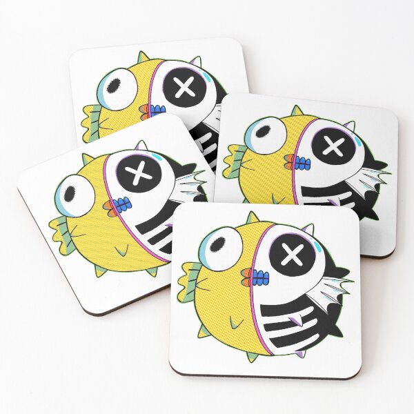 Item preview, Scary puffer fish designed and sold by artbytabea.
