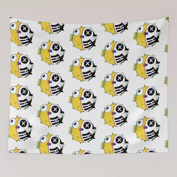 Item preview, Scary puffer fish designed and sold by artbytabea.