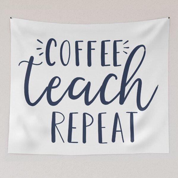 Item preview, coffee - teach - repeat designed and sold by Narniax.