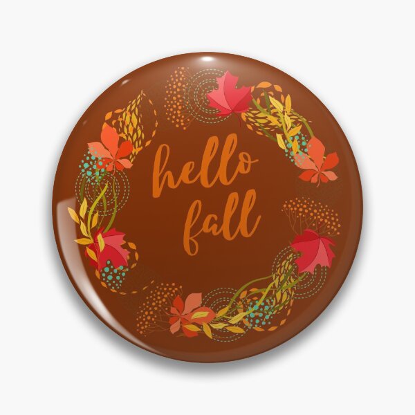 Item preview, HELLO FALL DARK ORANGE designed and sold by D-artSide.