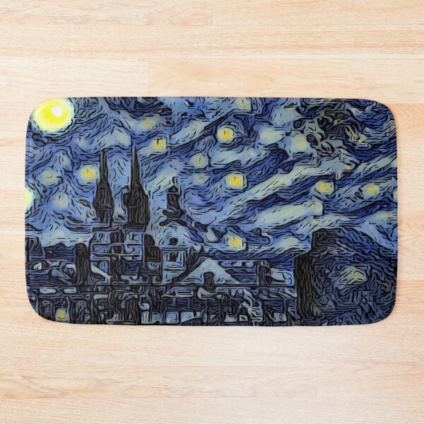 Item preview, Starry, Starry Zagreb Night - Van Gogh designed and sold by Gregredfern.