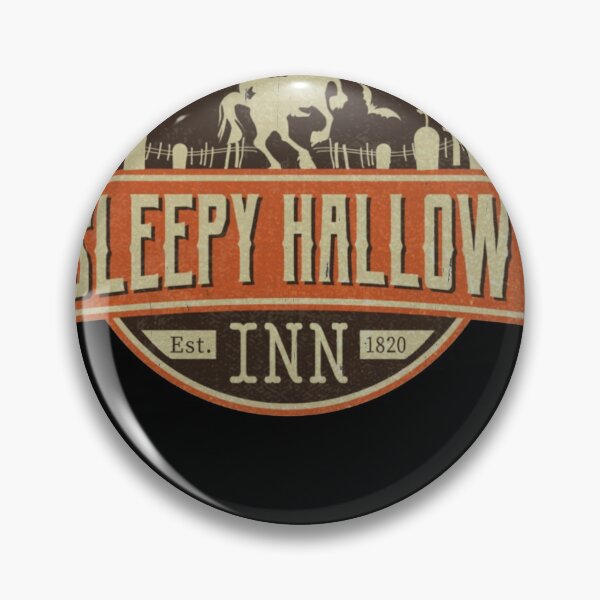 Item preview, Sleepy Hollow INN Halloween headless horseman Langarmshirt designed and sold by Rosalind-Velez.