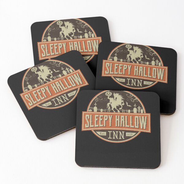 Item preview, Sleepy Hollow INN Halloween headless horseman Langarmshirt designed and sold by Rosalind-Velez.