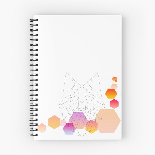 Item preview, Geometric wolf with exagon's pattern designed and sold by GeometricalFlow.