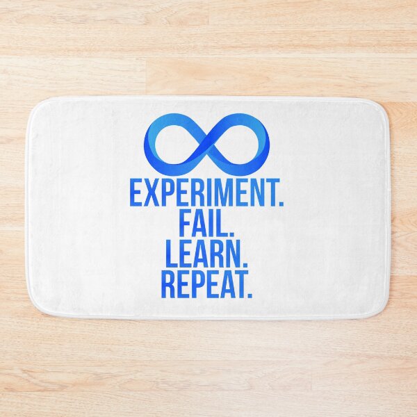 Item preview, Experiment. Fail. Learn. Repeat. designed and sold by RadCartoon.