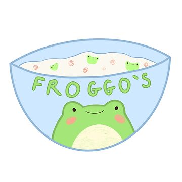 Frog-o's Froggy Cereal Glossy or Holo Sticker Frogs Holo -  UK