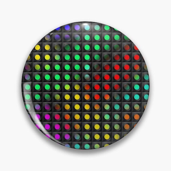 Item preview, Multi-colored neon glow in a black matrix. 3D effect designed and sold by VallaV.