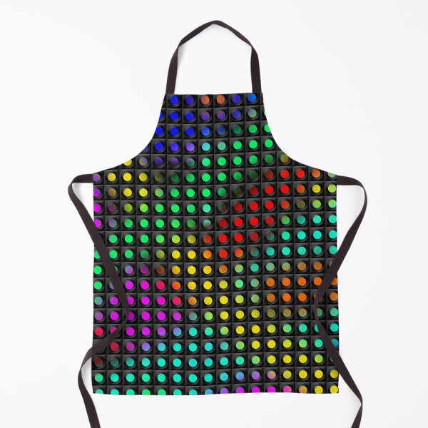 Item preview, Multi-colored neon glow in a black matrix. 3D effect designed and sold by VallaV.