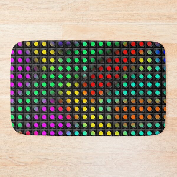 Item preview, Multi-colored neon glow in a black matrix. 3D effect designed and sold by VallaV.