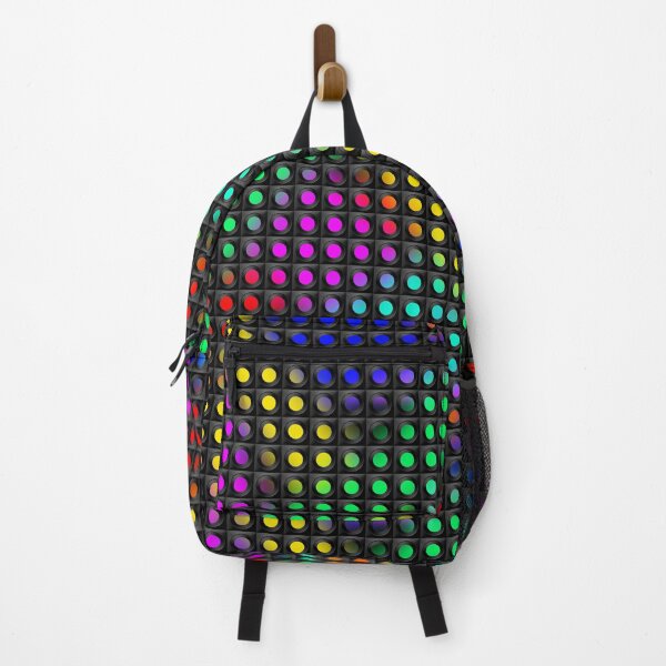 Item preview, Multi-colored neon glow in a black matrix. 3D effect designed and sold by VallaV.