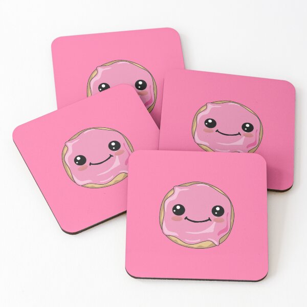 Item preview, Kawaii pink donut designed and sold by MarmotRevolt.