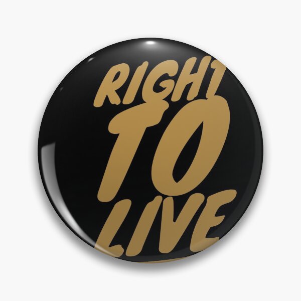 Item preview, right to live livelihood sweatshirt sticker mask designed and sold by -BENOVI.