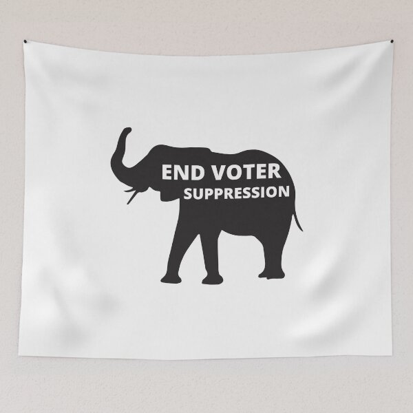 Item preview, end voter suppression,funny shirt,graphic shirt,voting shirt designed and sold by BousboulaStorie.