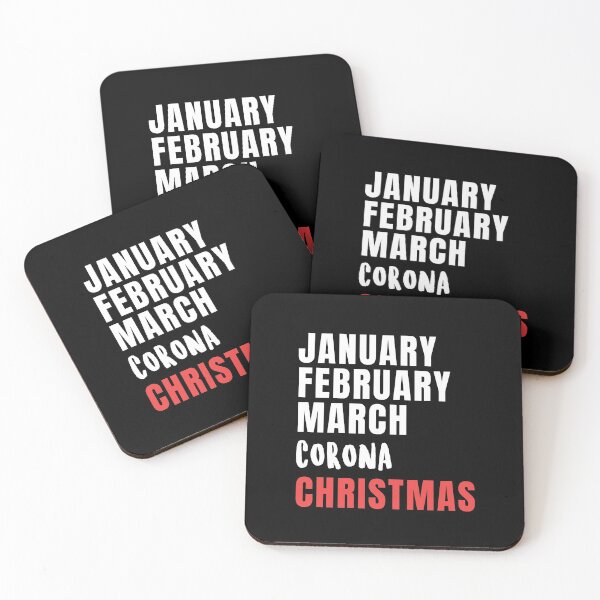 Item preview, January February March Corona Christmas - 2020 Funny Christmas greetings designed and sold by Mindy Bubble.
