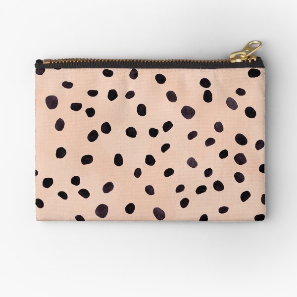 Aperçu de l'œuvre Dalmatian Print | Peach and Black créée et vendue par lovelettered.