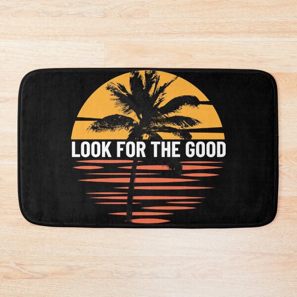 Item preview, Look For The Good with Abstract Sunset and Palm Tree designed and sold by beachchic.