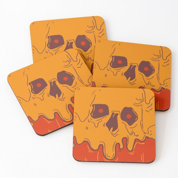 Item preview, melting skull designed and sold by Rajpramanik.