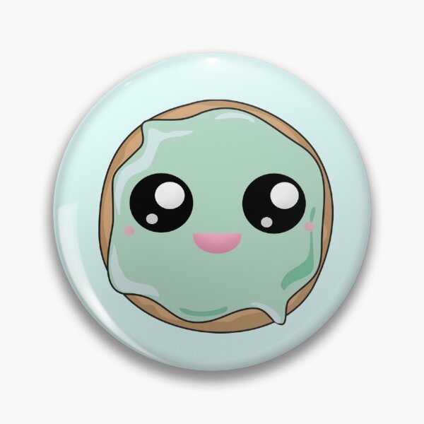Item preview, Blue kawaii donut designed and sold by MarmotRevolt.