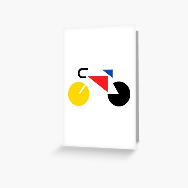 Bauhaus Bicycle Greeting Card