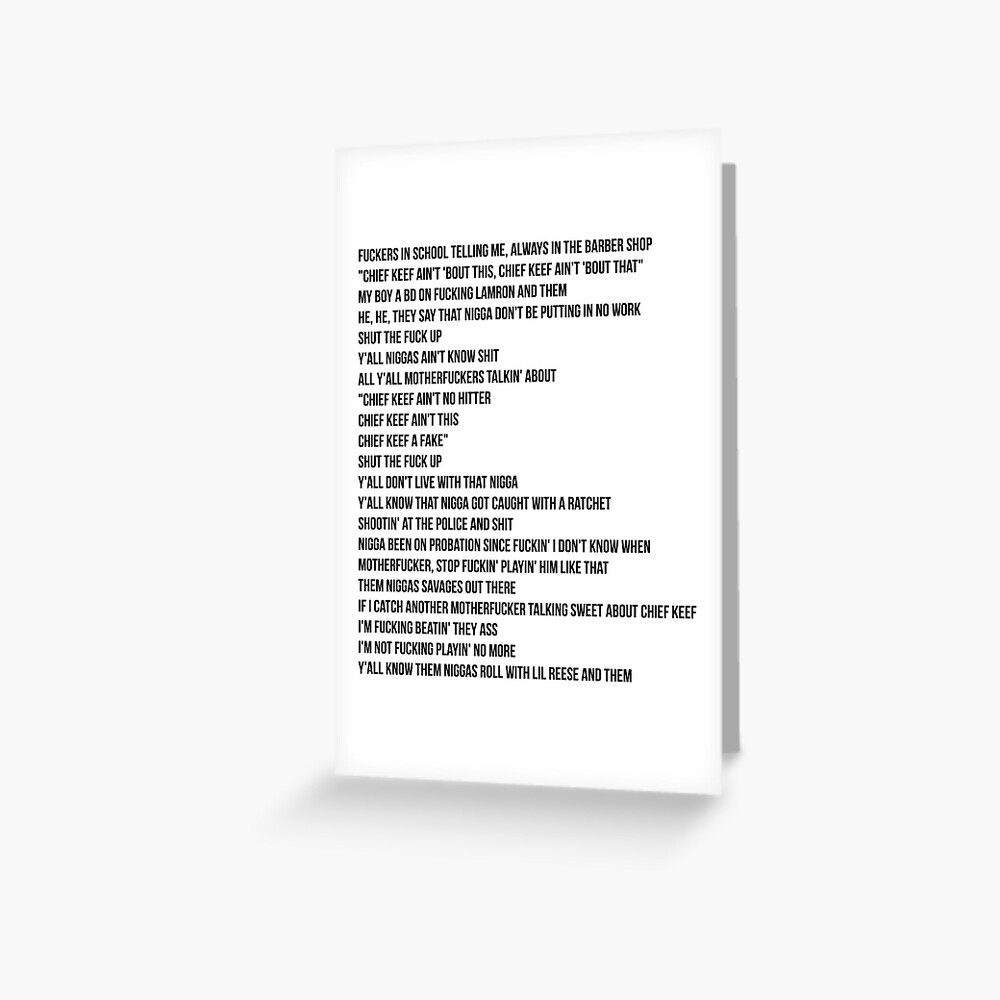 Chief Keef Love Sosa Intro Lyrics Art Print By Grylosdesigns Redbubble No, i don't know ol' boy, i know he's raris and rovers, these hoes love chief sosa, hit him with that cobra, now that boy slumped over. redbubble