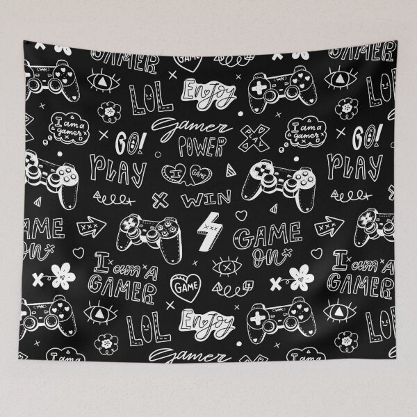 Item preview, Gamer power black designed and sold by SportArtGame2.