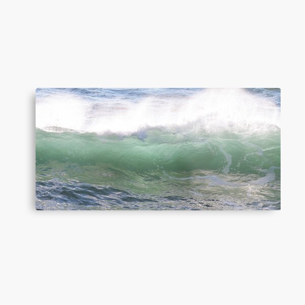 Sunlight through an Ocean Wave Metal Print