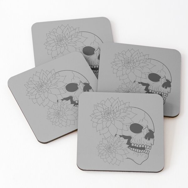 Item preview, Skull and dahlia designed and sold by BV-creas.