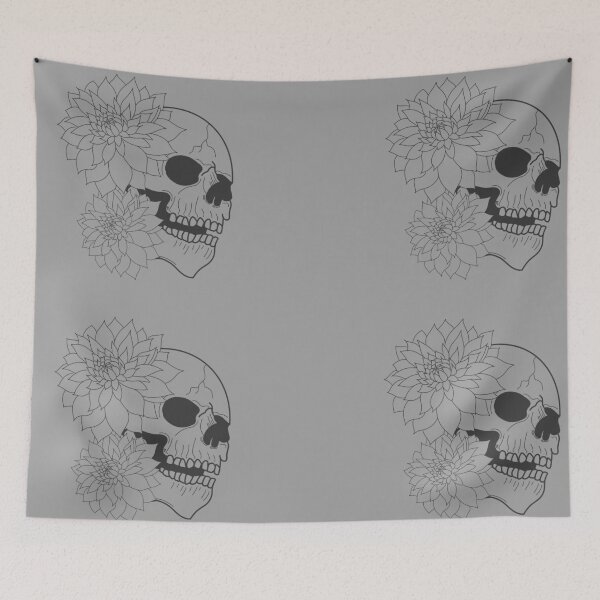 Item preview, Skull and dahlia designed and sold by BV-creas.