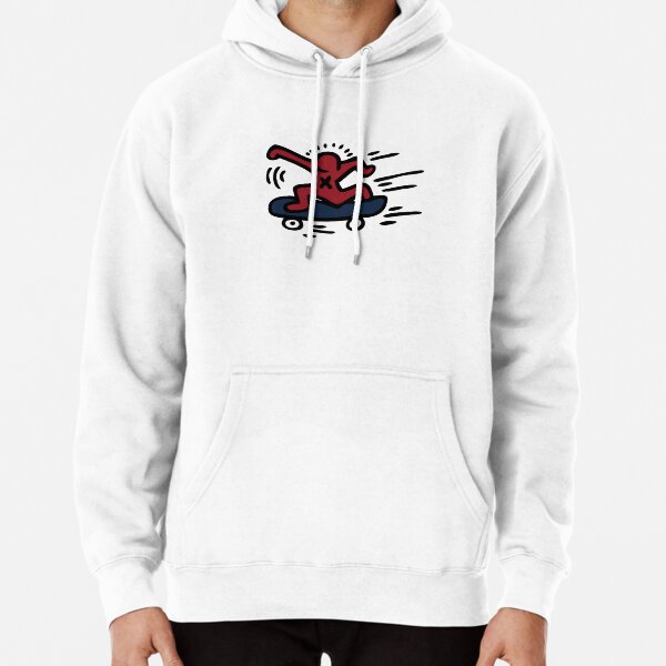 Keith Haring - Amoureux du skate Sweat à capuche épais