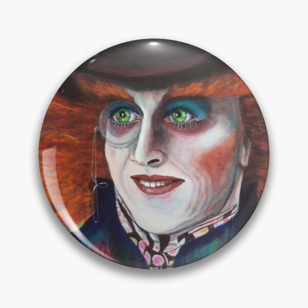 Item preview, Mad as a Hatter, Alice in Wonderland, Johnny Depp, Acrylic Painting,  designed and sold by dianecita.