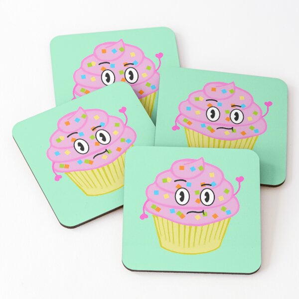 Item preview, Inquisitive Kawaii Cupcake designed and sold by DesignsBySaxton.