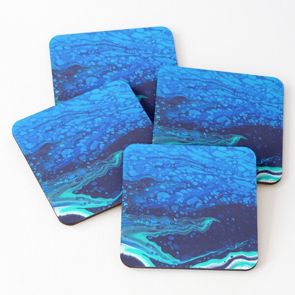 Item preview, Waves Acrylic Pouring designed and sold by atakji.