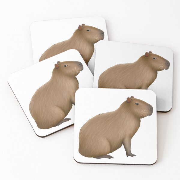 Item preview, Adult Capybara Sitting Painting designed and sold by troyanthonyart.