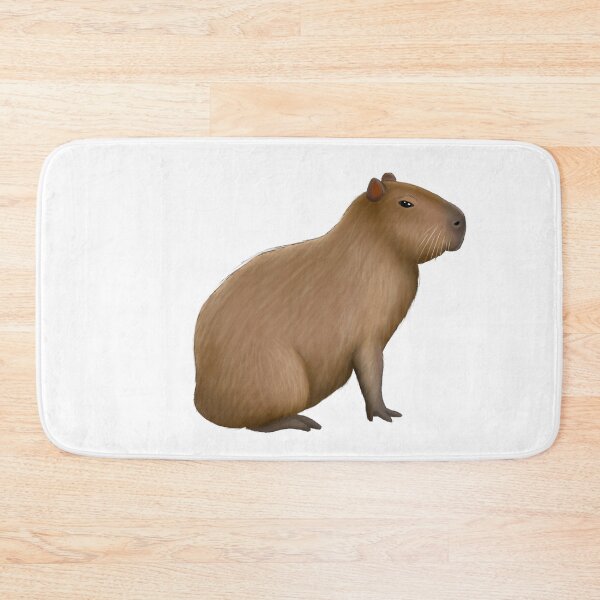 Item preview, Adult Capybara Sitting Painting designed and sold by troyanthonyart.