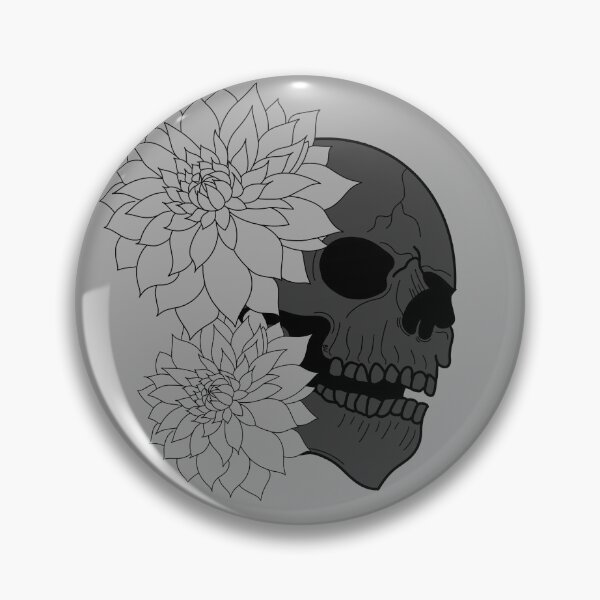 Item preview, Skull and dahlia designed and sold by BV-creas.