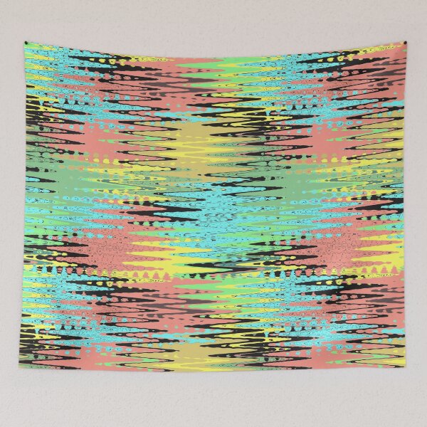 Item preview, MULTICOLOR PASTELS  - Colorful zigzag patterns designed and sold by Ati-Ipsa.