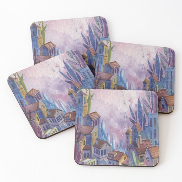 Item preview, Enchanted City Wall Art designed and sold by Spicy Chilli.