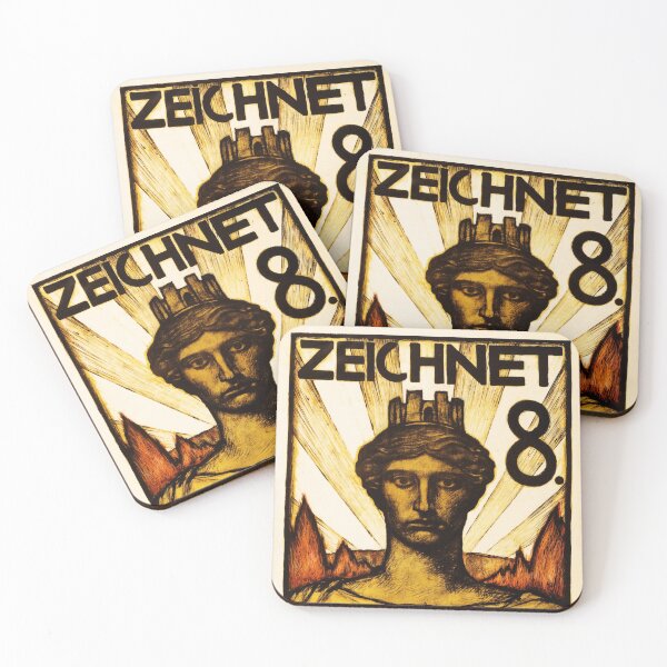 Item preview, Zeichnet Kriegsanleihe Buy World War Bonds Propaganda Art designed and sold by retroposters.