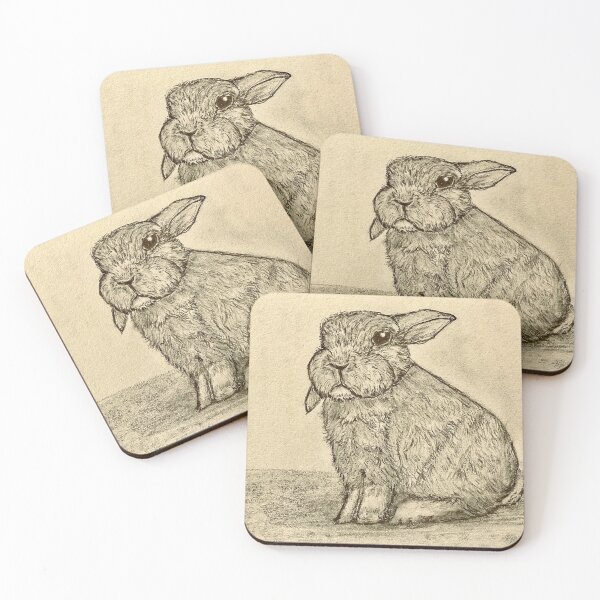 Item preview, Sepia Bunny Rabbit  designed and sold by YollieBeeArt.