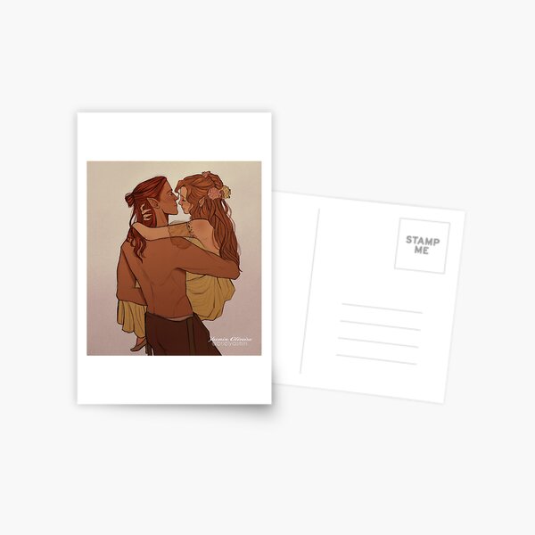 Lucien and Elain Postcard