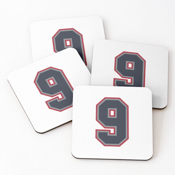 Item preview, 9 Navy Grey Red Sports Number Nine designed and sold by HelloFromAja.