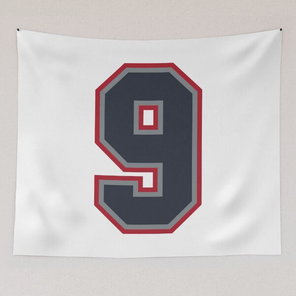 Item preview, 9 Navy Grey Red Sports Number Nine designed and sold by HelloFromAja.