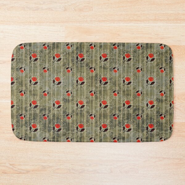 Item preview, Red flower in a cobweb. designed and sold by floraaplus.