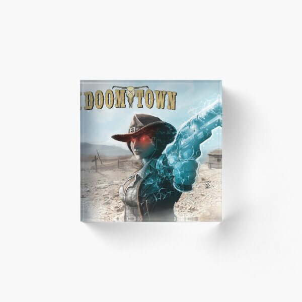 Doomtown Maria Kingsford Items Acrylic Block