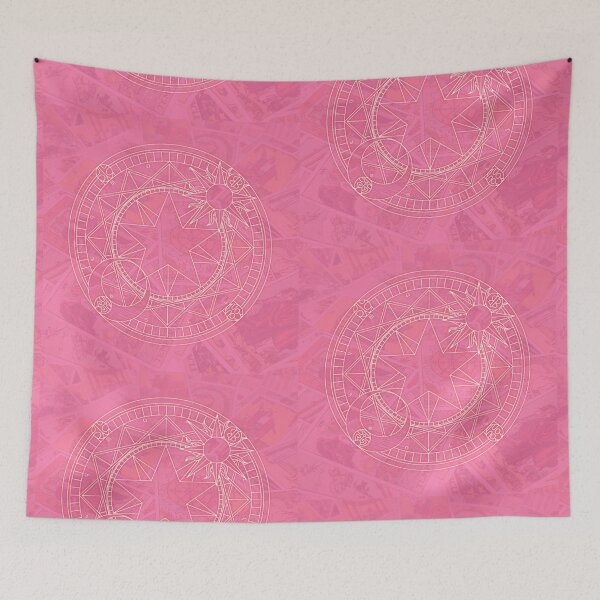 Item preview, Pink Magic Circle Tarot Cards designed and sold by NeekPrints.