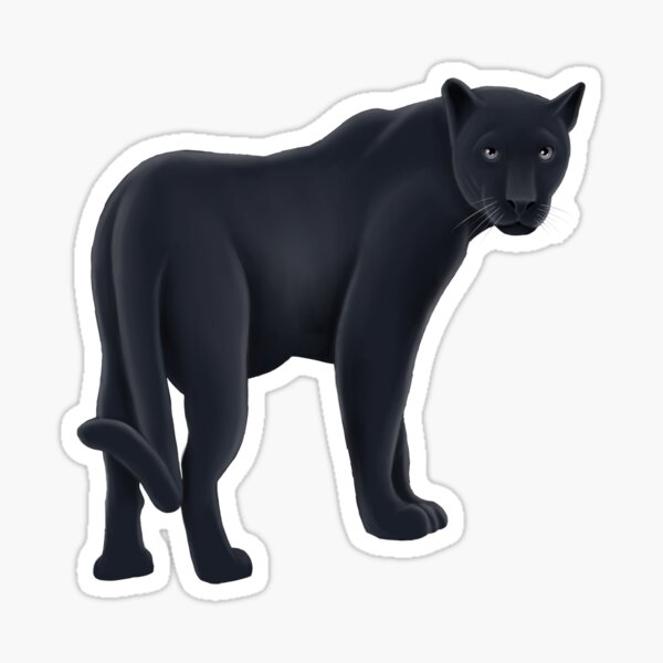 Vinyl Wall Decal Evil Wild Black Panther Attack Animal Predator Stickers 3597ig 