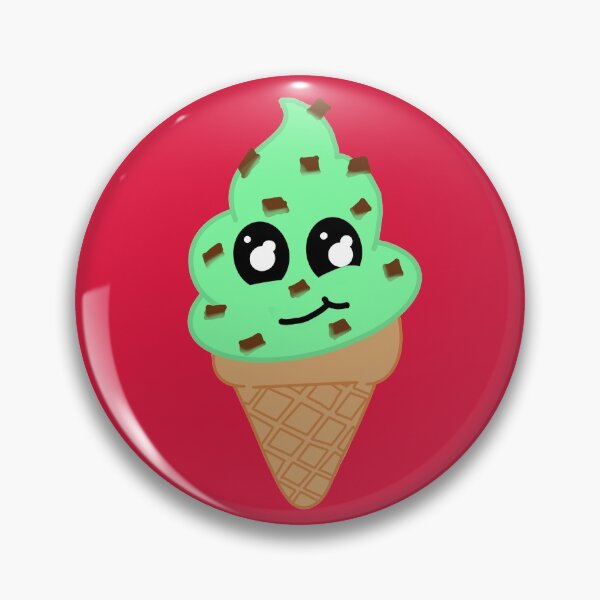 Item preview, Mint Choc Chip Kawaii Icecream designed and sold by DesignsBySaxton.